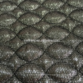 thermal fabric,3 layers quilting embroidery fabric with mesh cloth